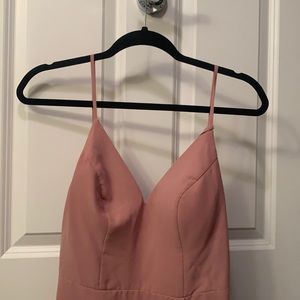 Azazie blush bridesmaid dress